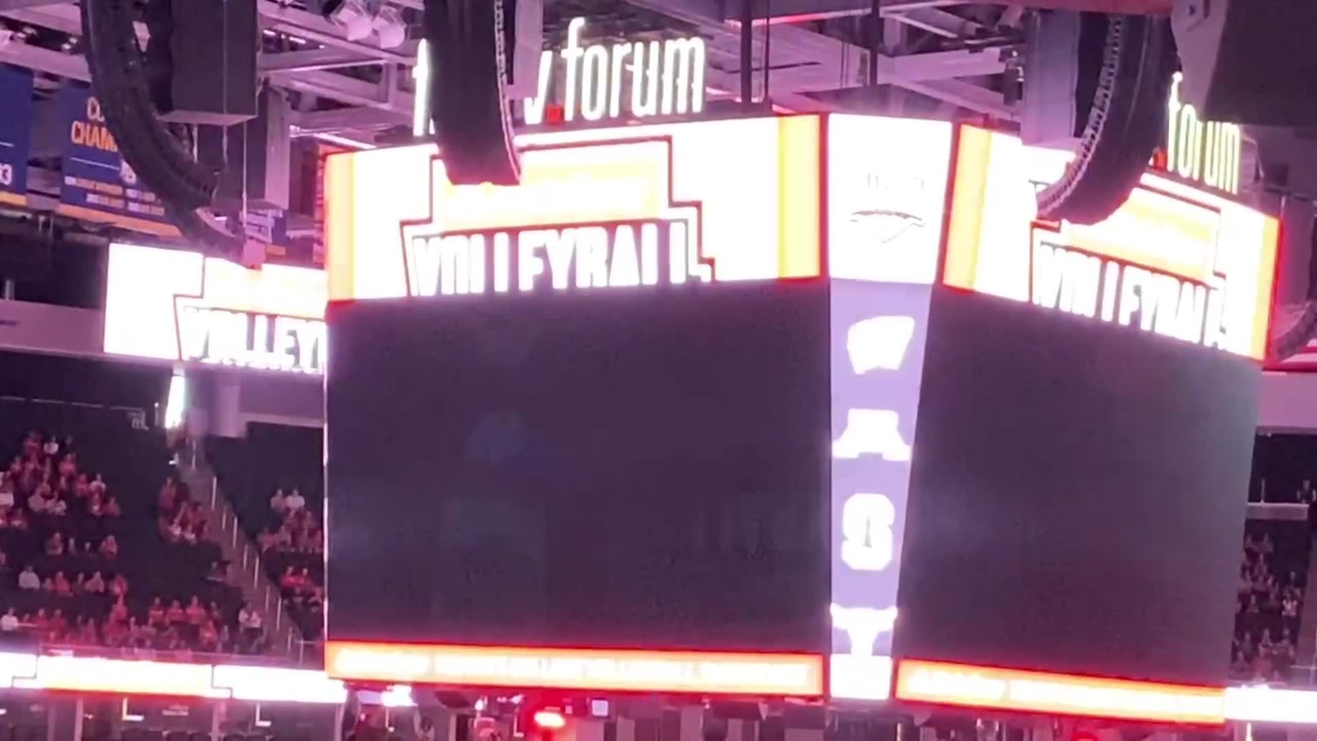 Wisconsin volleyball pregame video and introductions